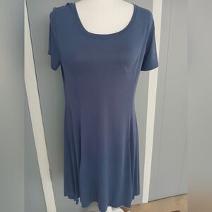 Bluheaven Asymmetrical blue dress sz S.  Short Sleeved.  FL